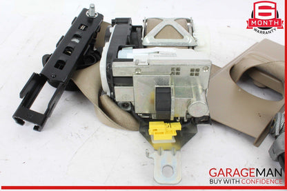 12-19 Mercedes X166 GL350 GLS550 Front Right Side Seat Belt Seatbelt Beige OEM