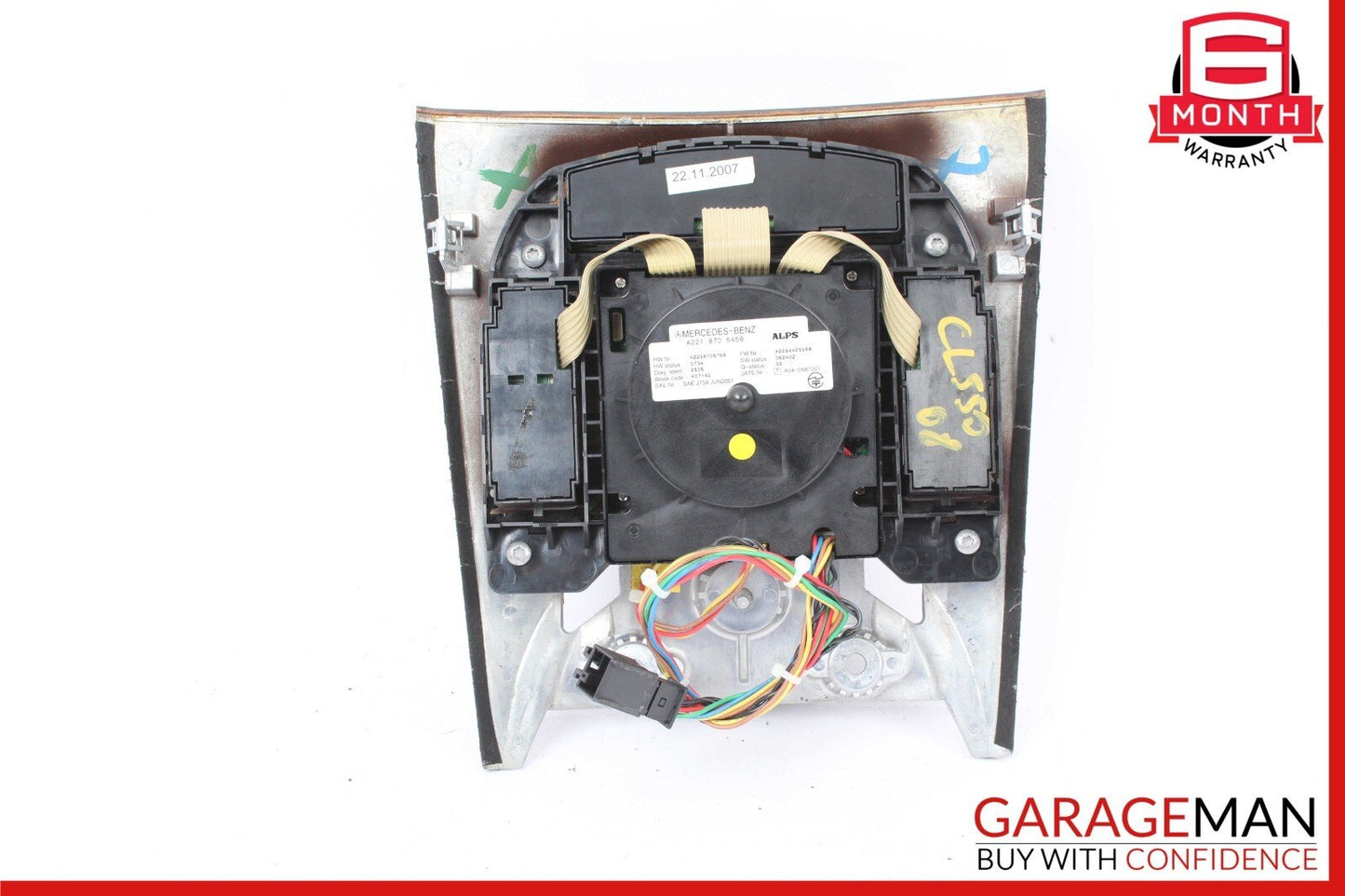 07-09 Mercedes W216 CL550 Center Console Multi Function Switch Controller Assy
