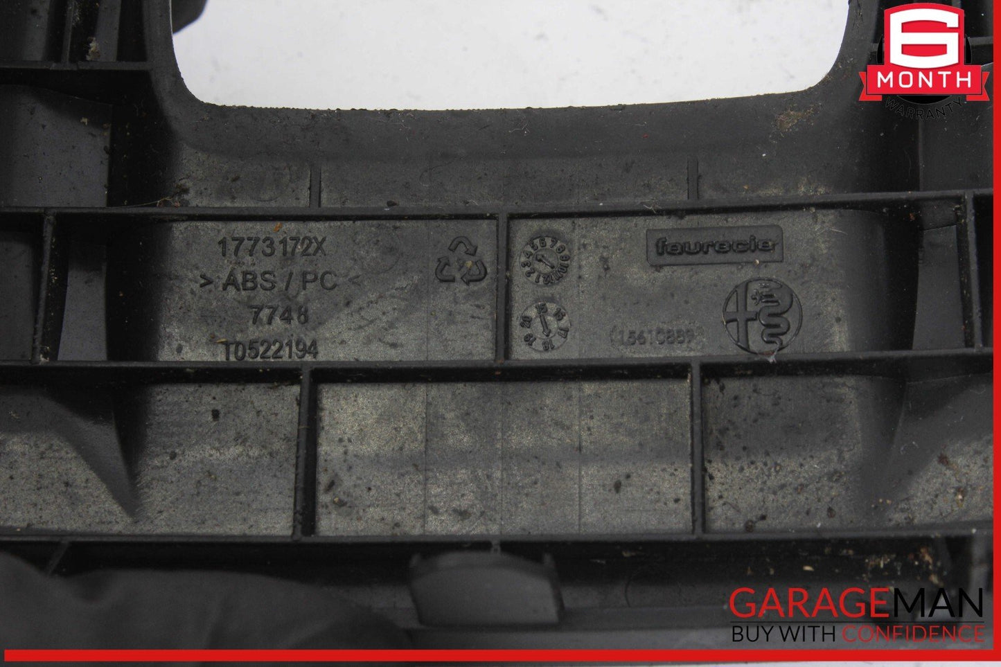 17-23 Alfa Romeo Giulia Center Console Gear Shifter Trim Bezel Cover Black OEM