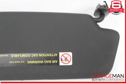 13-18 Audi Q5 Q3 Front Left Driver Side Sun Visor Sunvisor Black 8K0857551 OEM