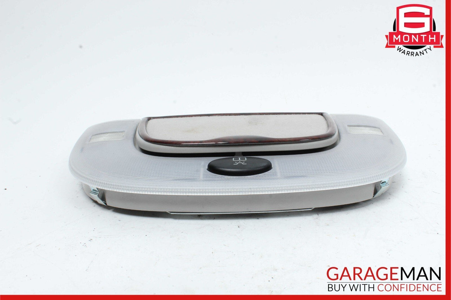 00-06 Mercedes W220 S500 S65 AMG Rear Left / Right Dome Light Mirror Assy Wood