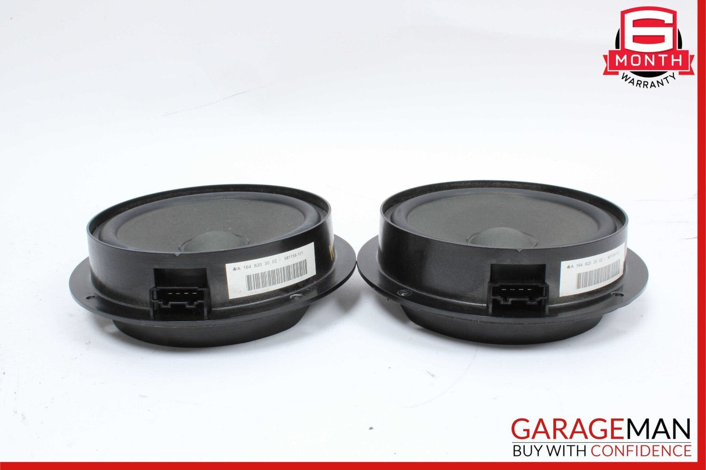 06-13 Mercedes R350 ML350 Rear Left & Right Door Sound Audio Speakers Set of 2