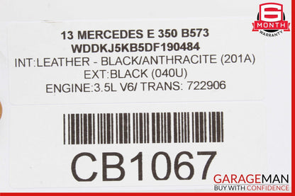 10-16 Mercedes W212 E550 E350 ABS Brake Hydraulic Pump Control Module Unit