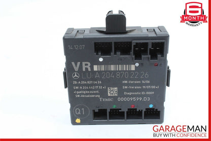 08-18 Mercedes W204 C300 C250 E400 Front Right Side Door Control Module OEM