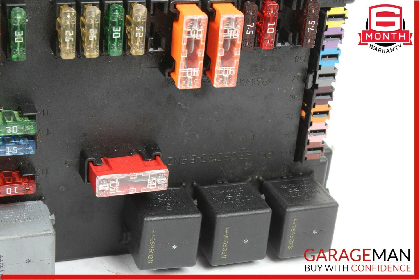 07-13 Mercedes S550 CL550 Rear Trunk SAM Fuse Box Relay Block Assembly