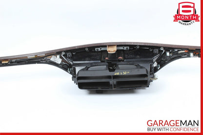 07-14 Mercedes W221 S550 Center Dash Heater Switch Control Panel Assembly Wood