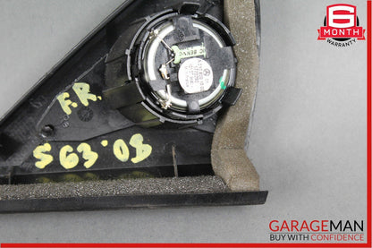 07-13 Mercedes W221 S63 AMG S550 Front Right Side Tweeter Speaker Cover Black