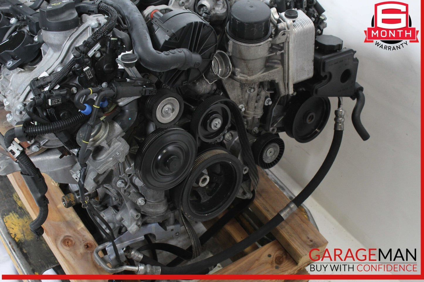 08-11 Mercedes W204 C300 4Matic 3.0L V6 Engine Motor Block Assembly OEM 181k