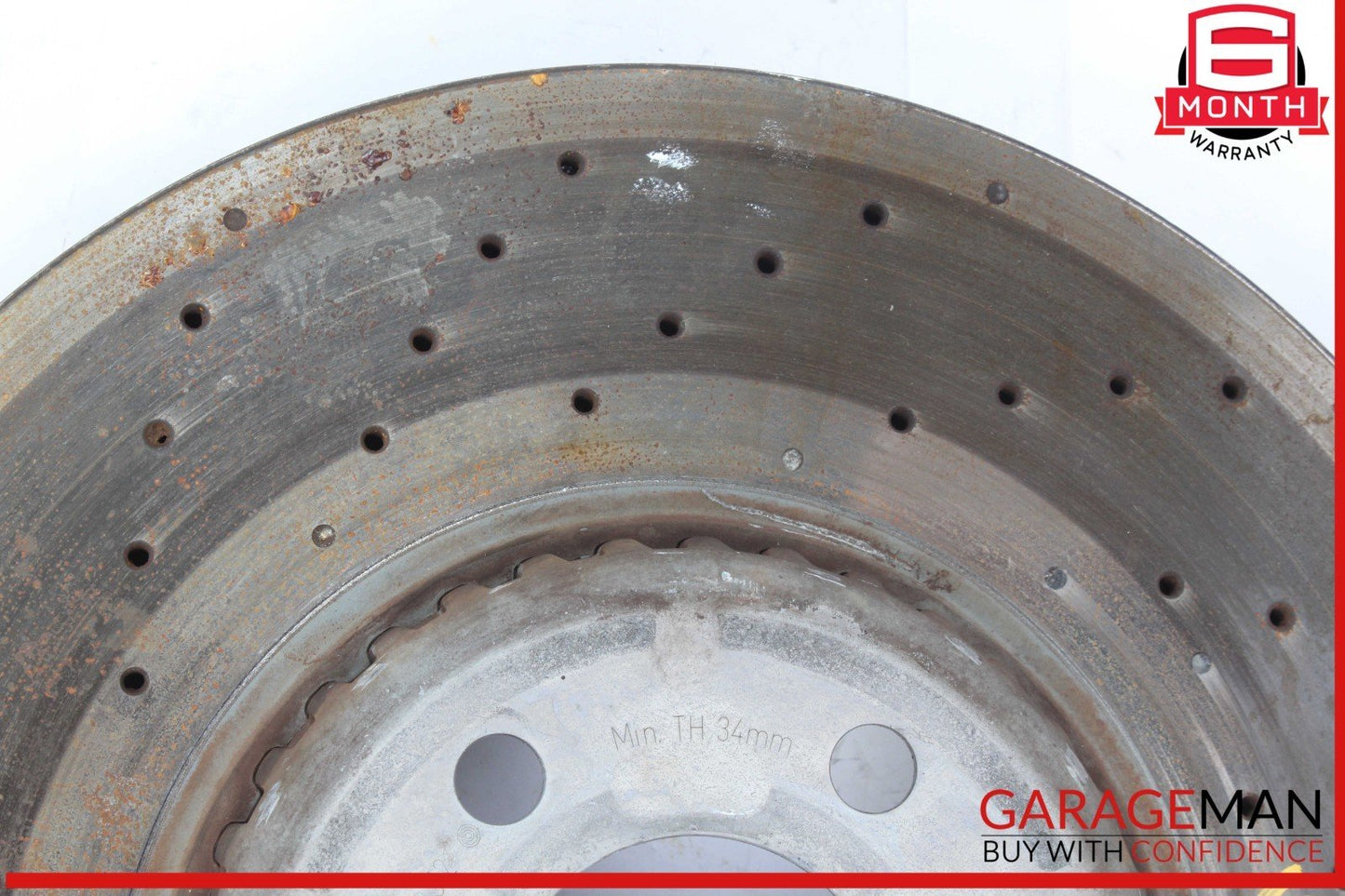 18-20 Mercedes X253 GLC350e Front Left and Right Side Brake Disc Rotor Set of 2