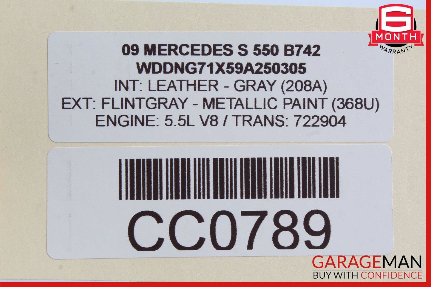 07-13 Mercedes W221 S550 S400 Rear Right / Left Side Door Controller Module Unit
