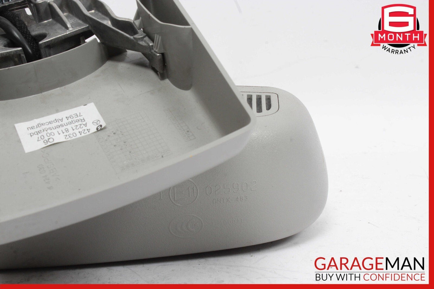 07-09 Mercedes W221 S550 S63 AMG Top Upper Rear View Inside Dim Mirror Gray OEM