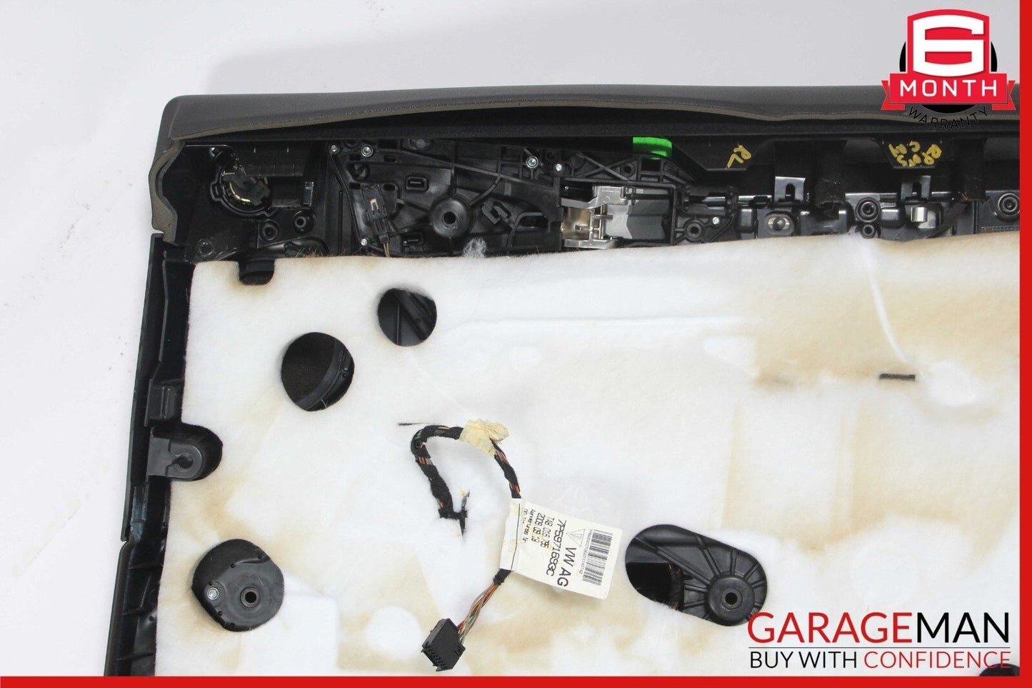 11-18 Porsche Cayenne 958 Rear Left Side Interior Door Panel Trim Assy Black