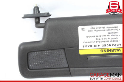 05-11 Mercedes R171 SLK300 Right Side Sun Visor Sunvisor Shade Cover Black