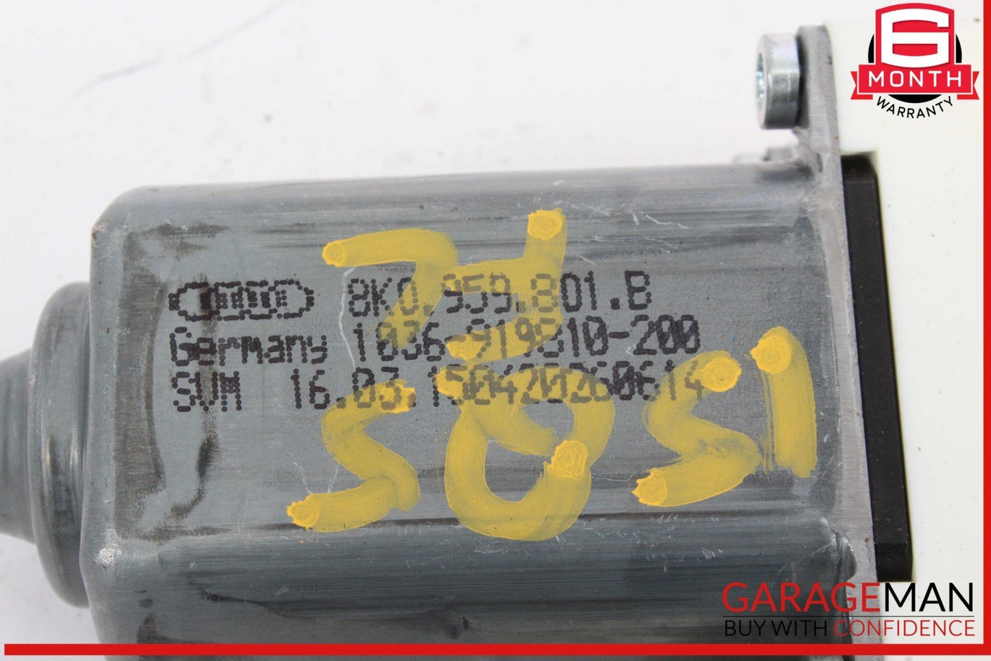 13-17 Audi Q5 Front Left Driver Side Window Regulator Motor 8K0959801B OEM