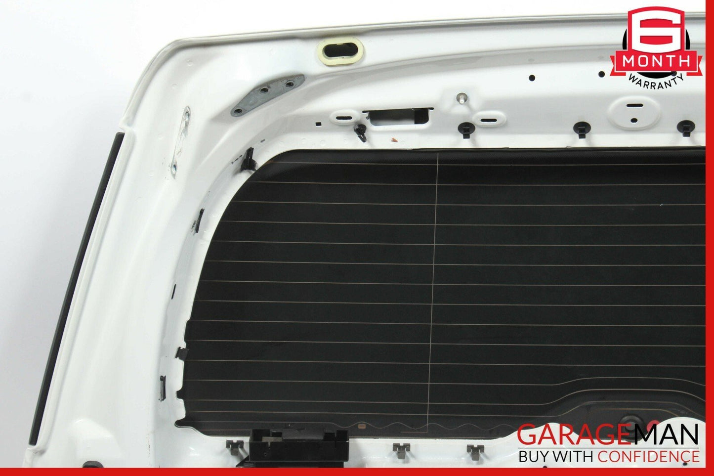 07-12 Mercedes X164 GL450 Rear Trunk Lid Tailgate Hatch Shell Glass Panel White