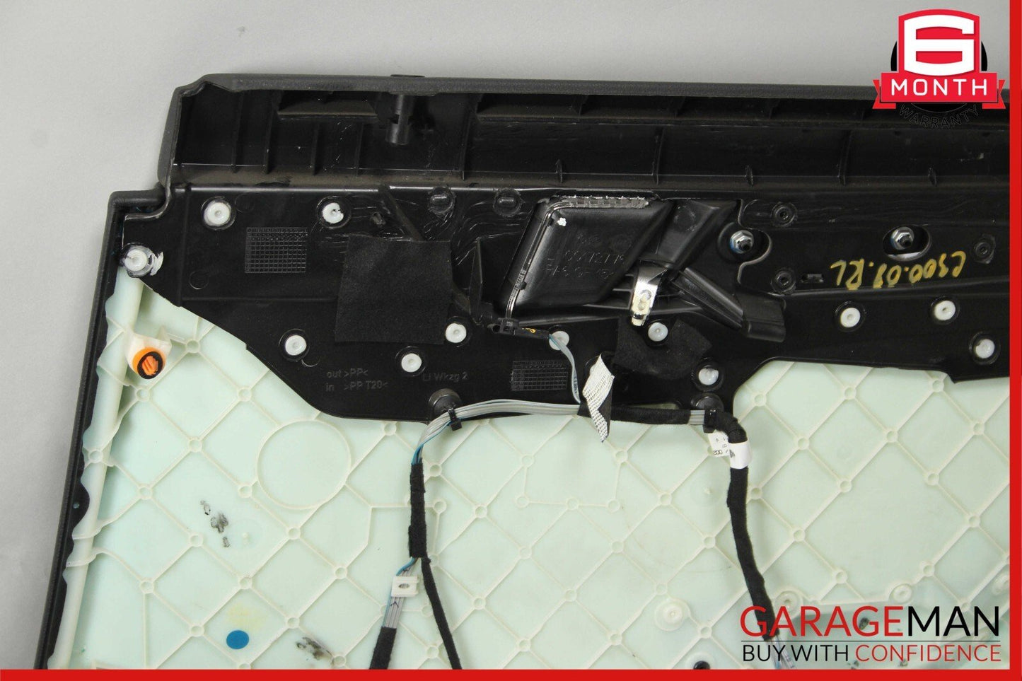 08-11 Mercedes W204 C300 Rear Left Driver Side Interior Door Panel Black OEM