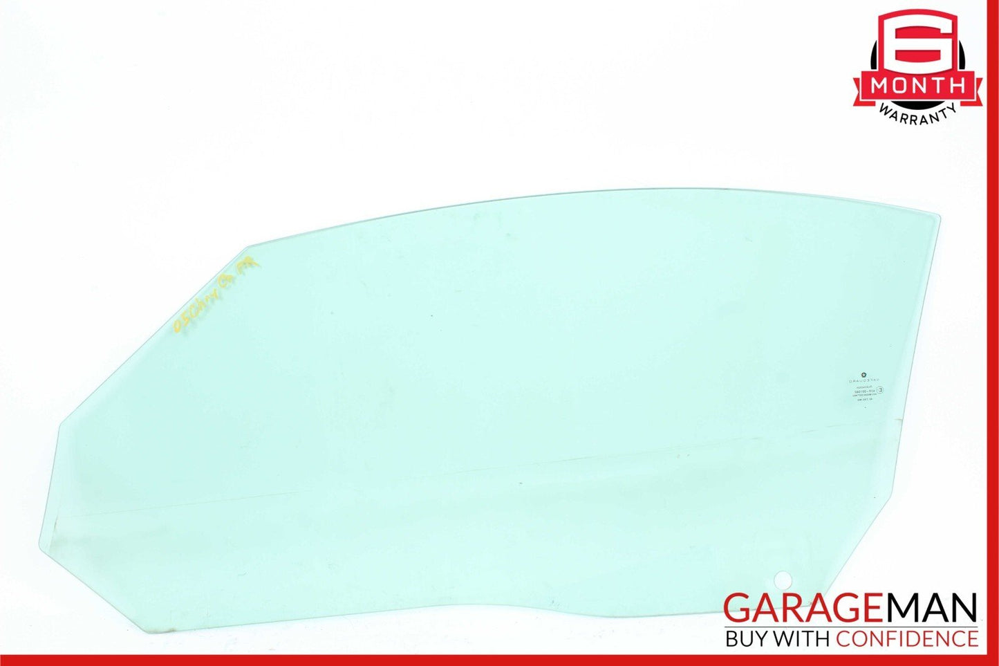 04-08 Chrysler Crossfire Pilkington Front Right Side Door Window Auto Glass OEM