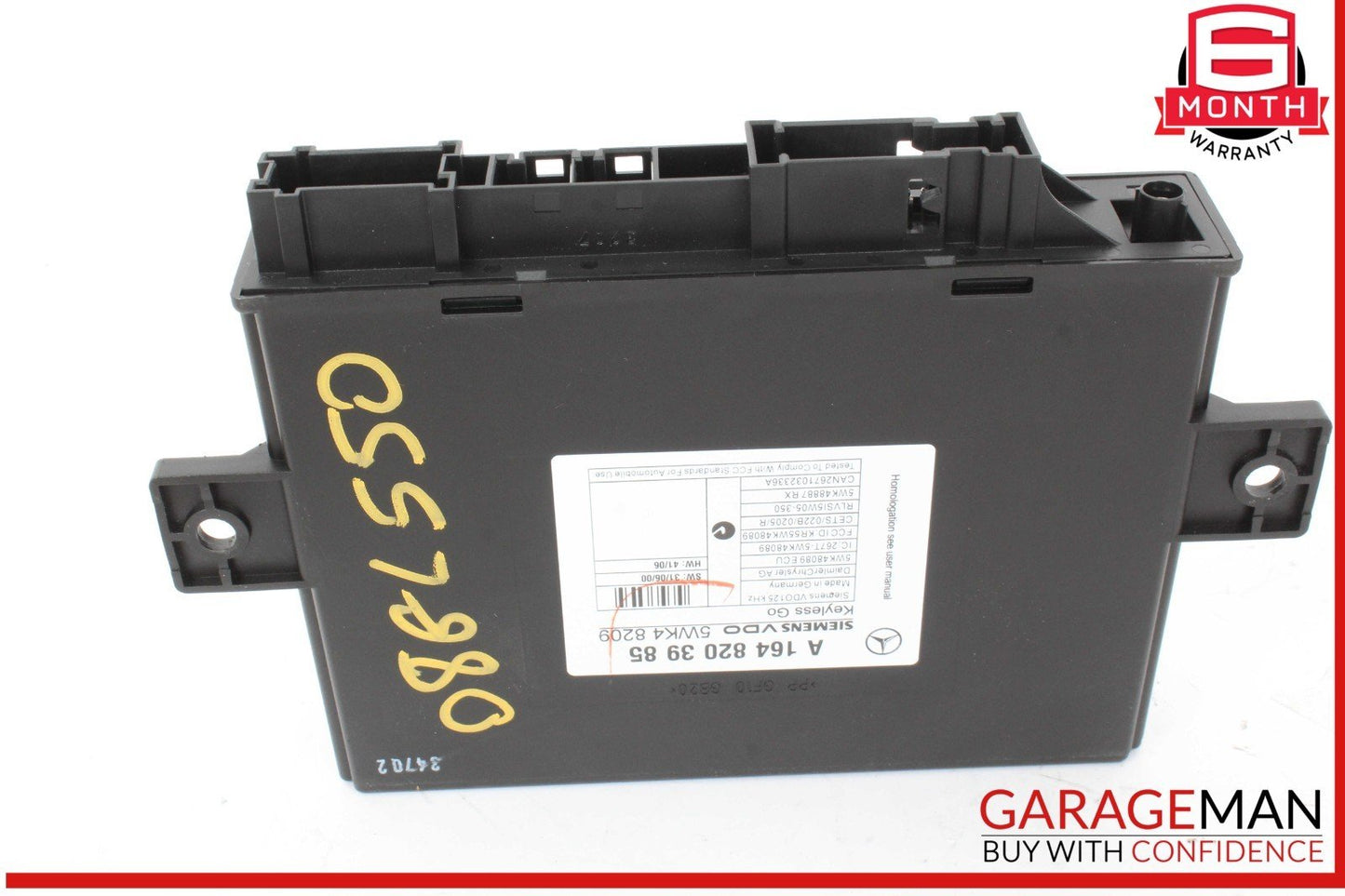 06-12 Mercedes X164 GL550 ML350 ML63 AMG Keyless Go Controller Module Unit OEM