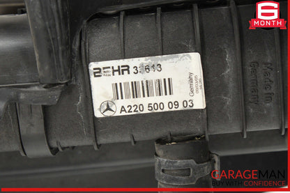 00-06 Mercedes W220 S500 CL500 Engine Cooling Radiator AC A/C Condenser Assy