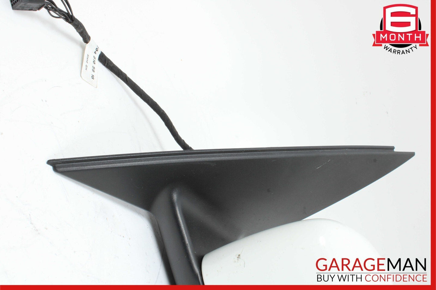 10-11 Mercedes W204 C300 Front Left Driver Side Rear View Door Mirror White OEM