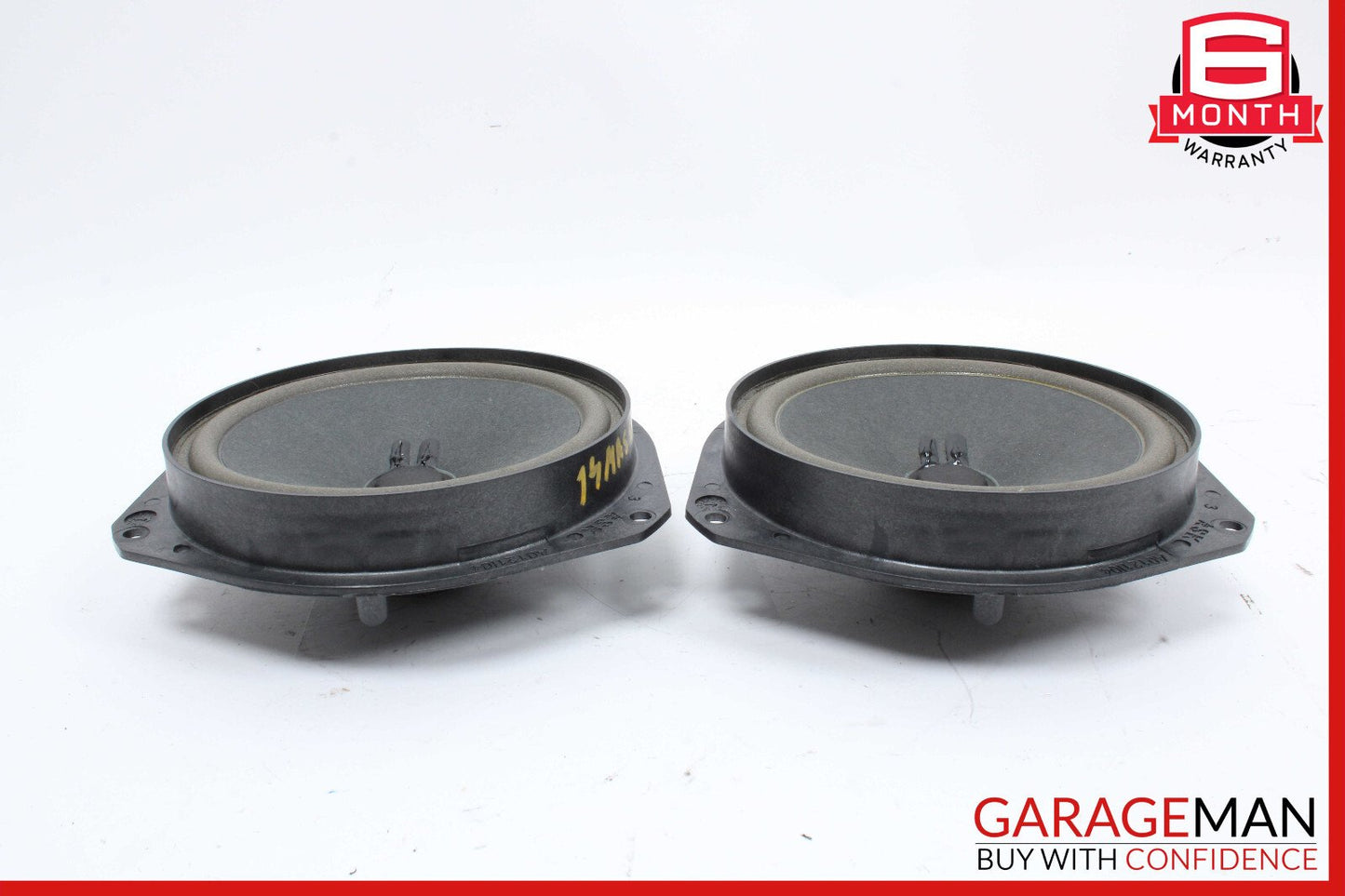 14-17 Maserati Ghibli Rear Right & Left Side Door Sound Audio Speaker Set OEM