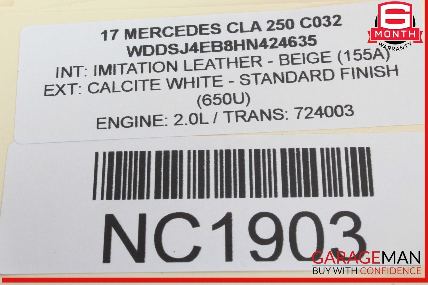14-18 Mercedes W117 CLA250 CLA45 Front Right Door Window Regulator Motor Unit
