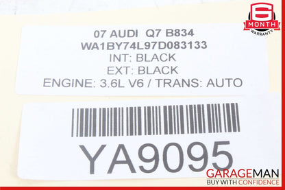 07-15 Audi Q7 Upper Over Head Center Dome Reading Light Lamp 4L0947112A OEM