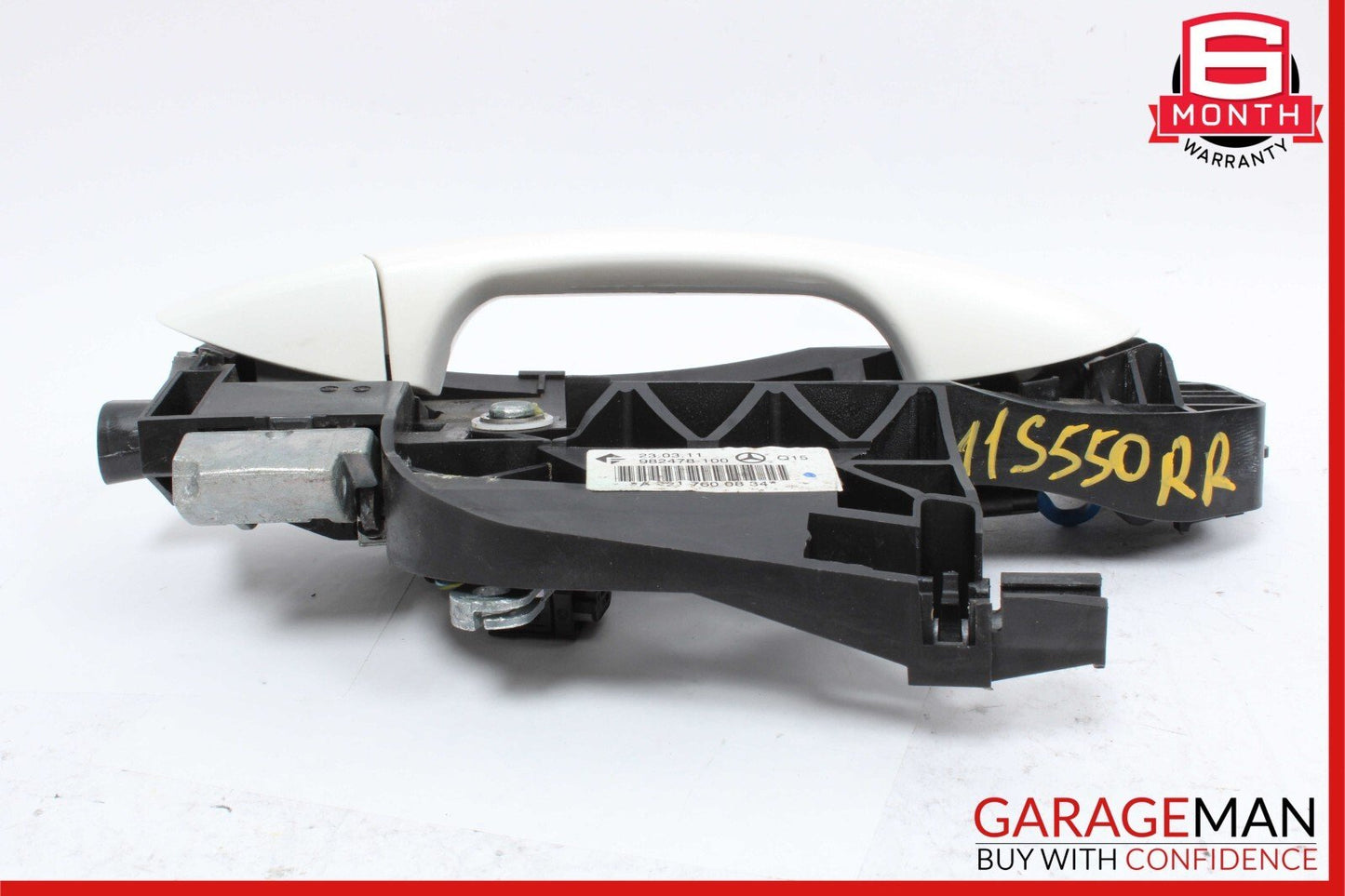 07-13 Mercedes W221 S550 Rear Right Side Exterior Door Handle Keyless Go OEM