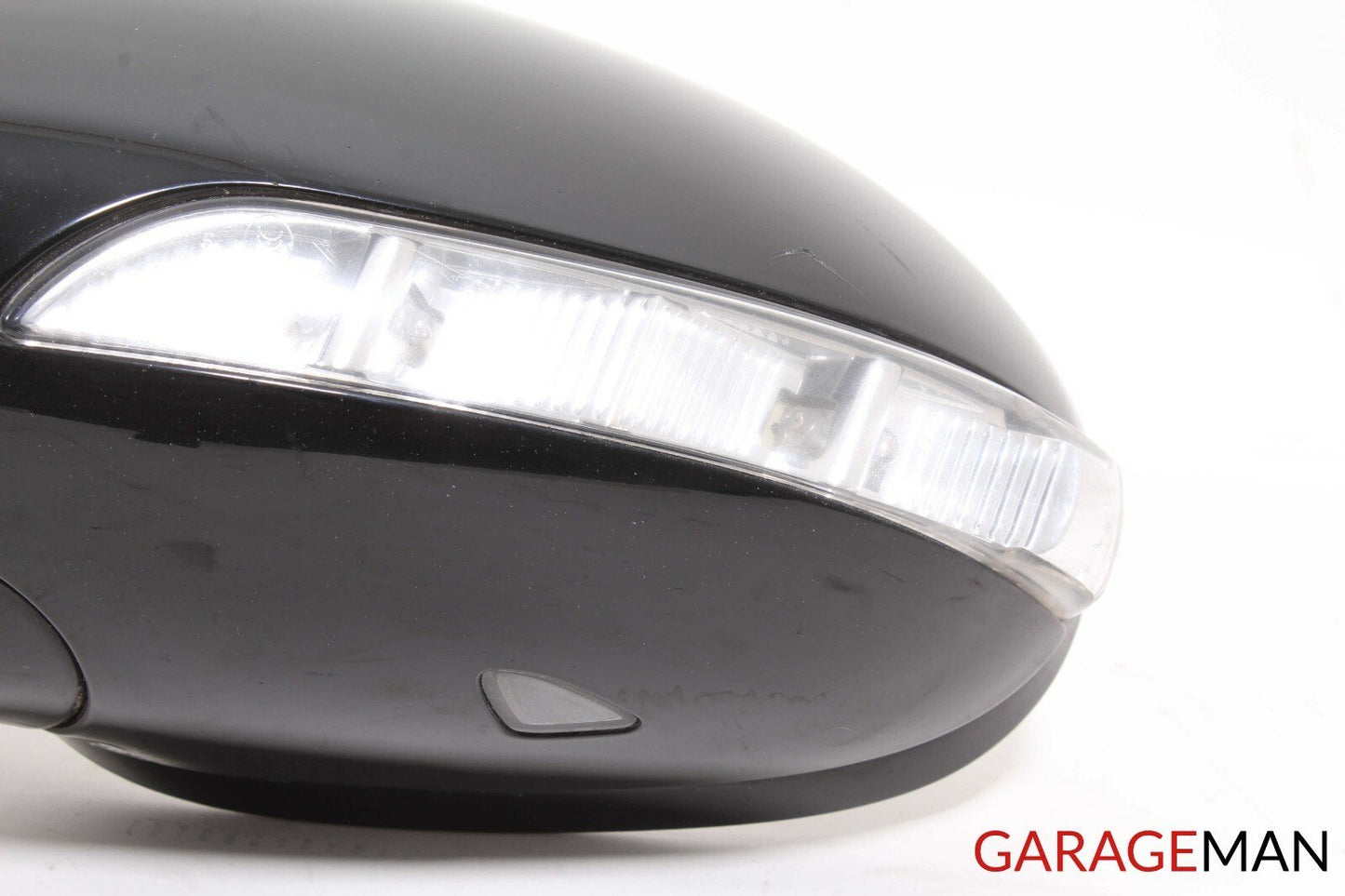 07-09 Mercedes W221 S550 S600 Front Left Driver Side Mirror Door Rear View Black