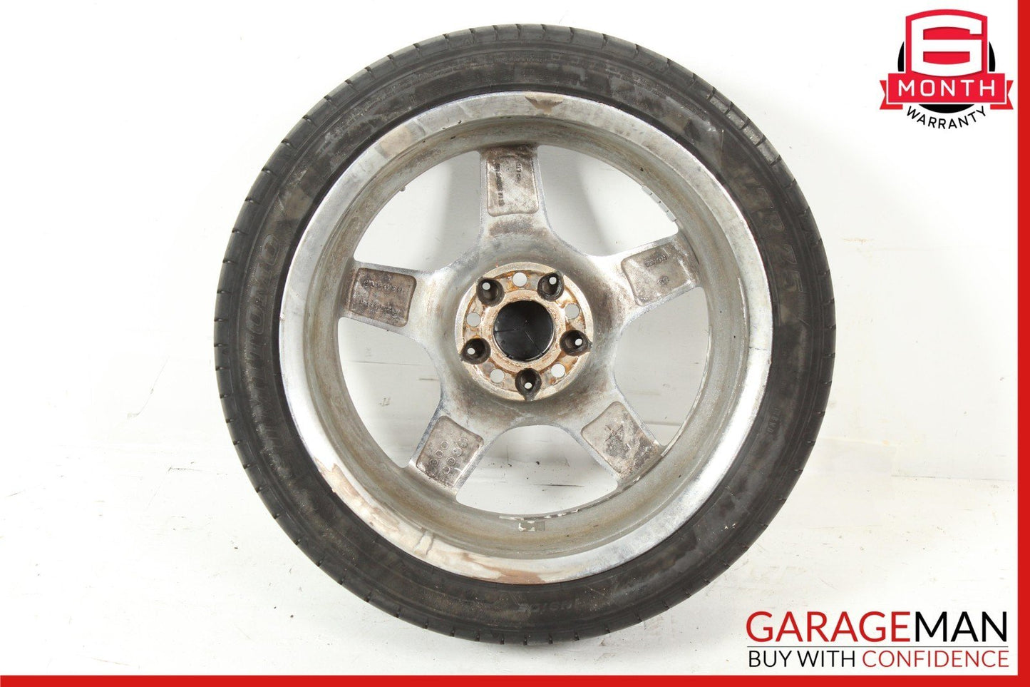 03-12 Mercedes R230 SL550 SL65 AMG Rear Wheel Tire Rim 8.5Jx18H2 ET30 OEM