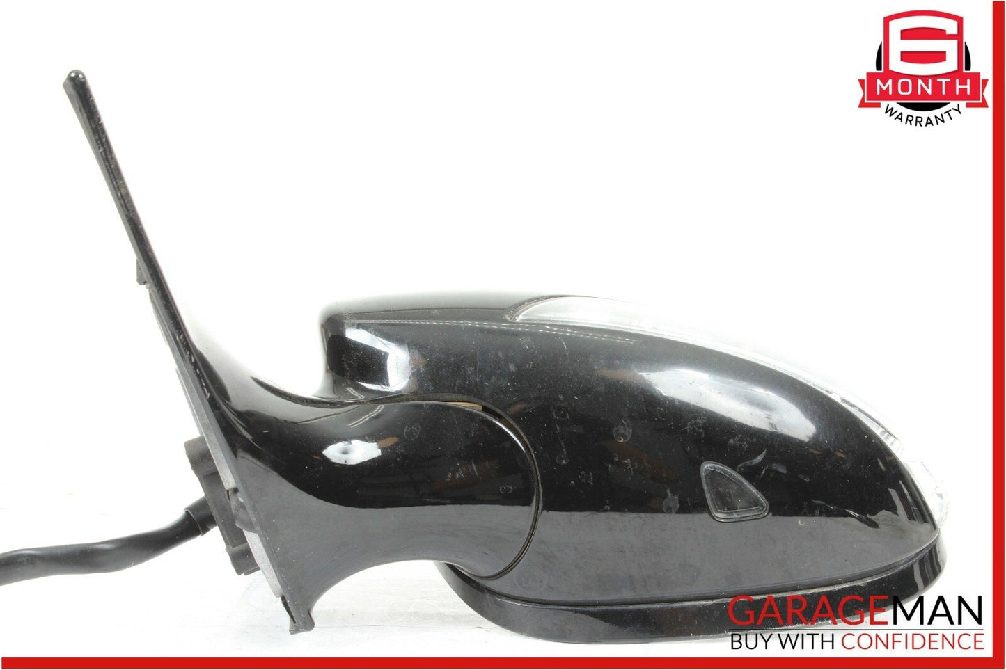07-09 Mercedes W216 CL600 Front Left Side Mirror Door Rear View Black OEM