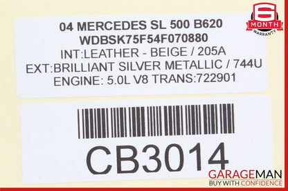 03-12 Mercedes R230 SL550 SL600 SL55 AMG Front Right Side Door Control Module