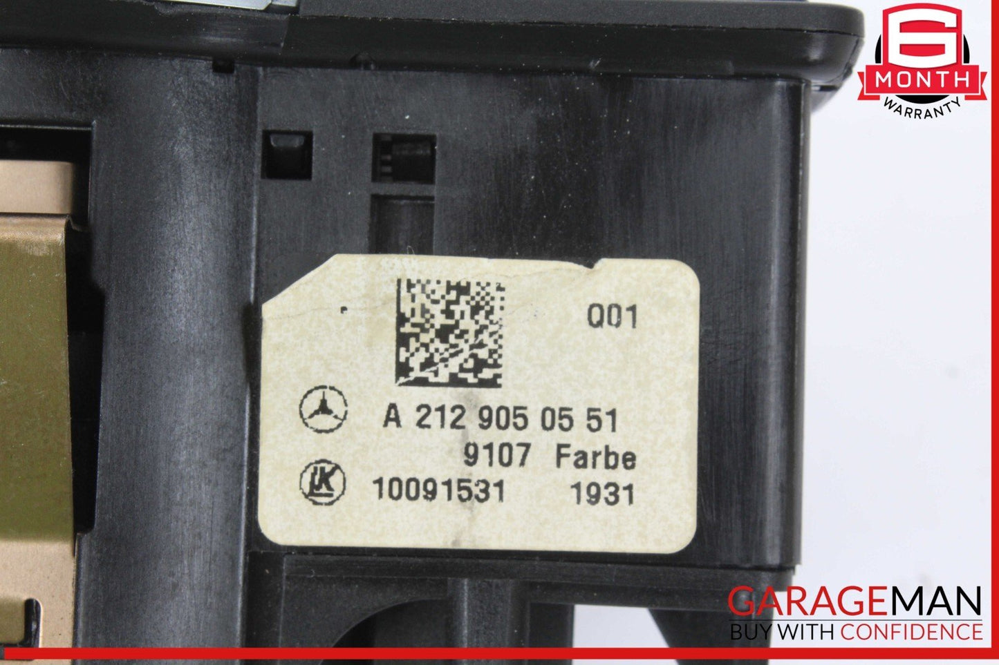 08-20 Mercedes W212 E350 CLS550 Headlight Fog Light Switch Control Module OEM