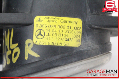 06-12 Mercedes W164 ML350 4MATIC Front Right Side Bumper Fog Light Lamp OEM
