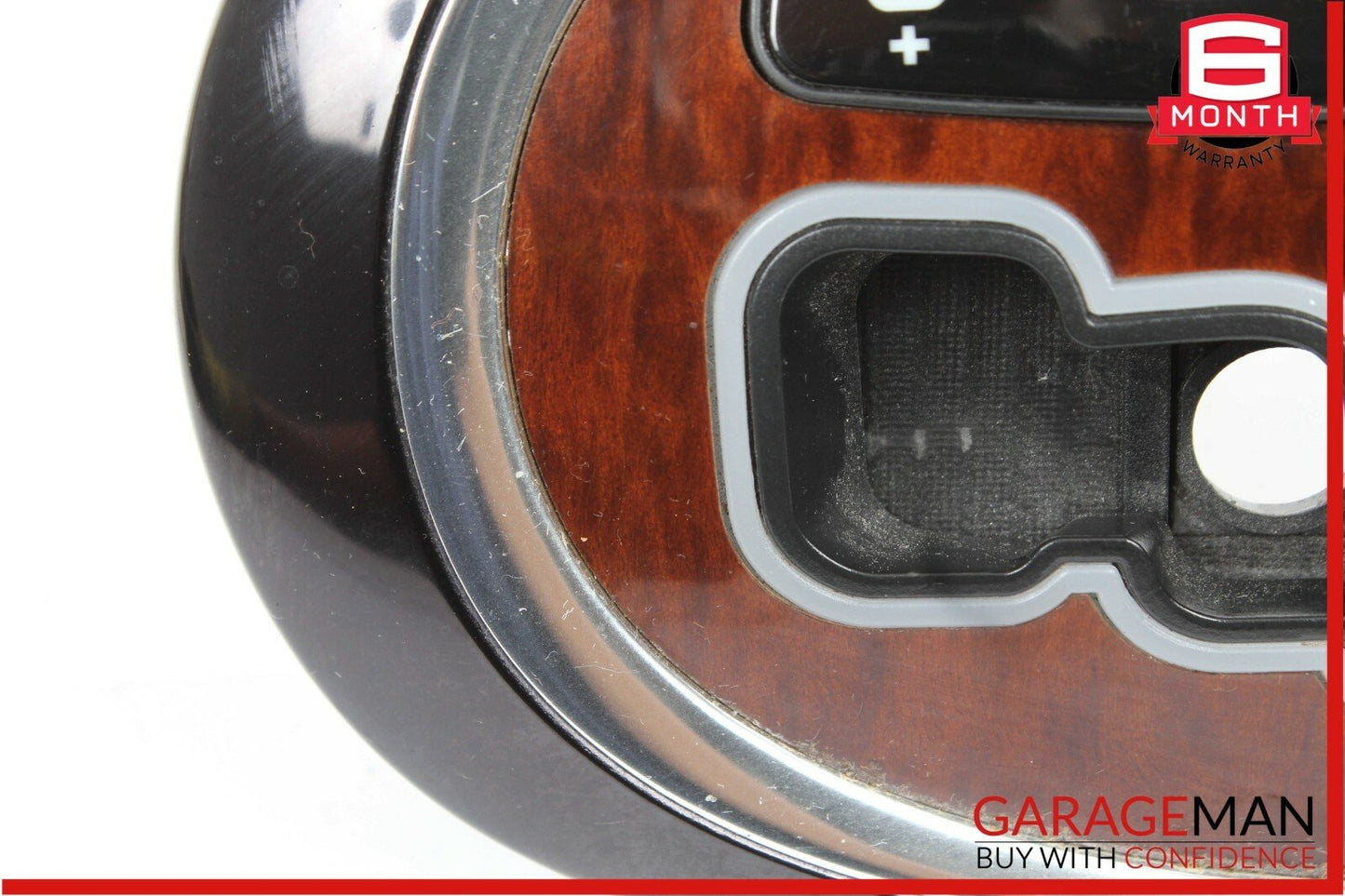 00-06 Mercedes W220 S430 Floor Gear Shifter Bezel Trim Indicator Bezel Wood