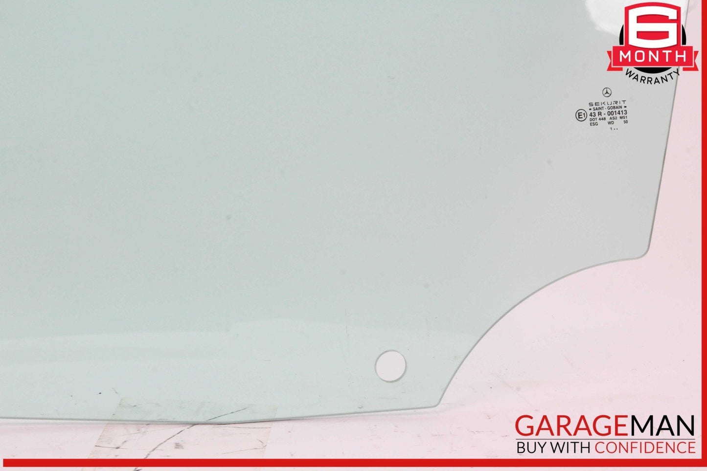 03-12 Mercedes R230 SL550 SL55 AMG Front Left Driver Side Door Window Glass OEM
