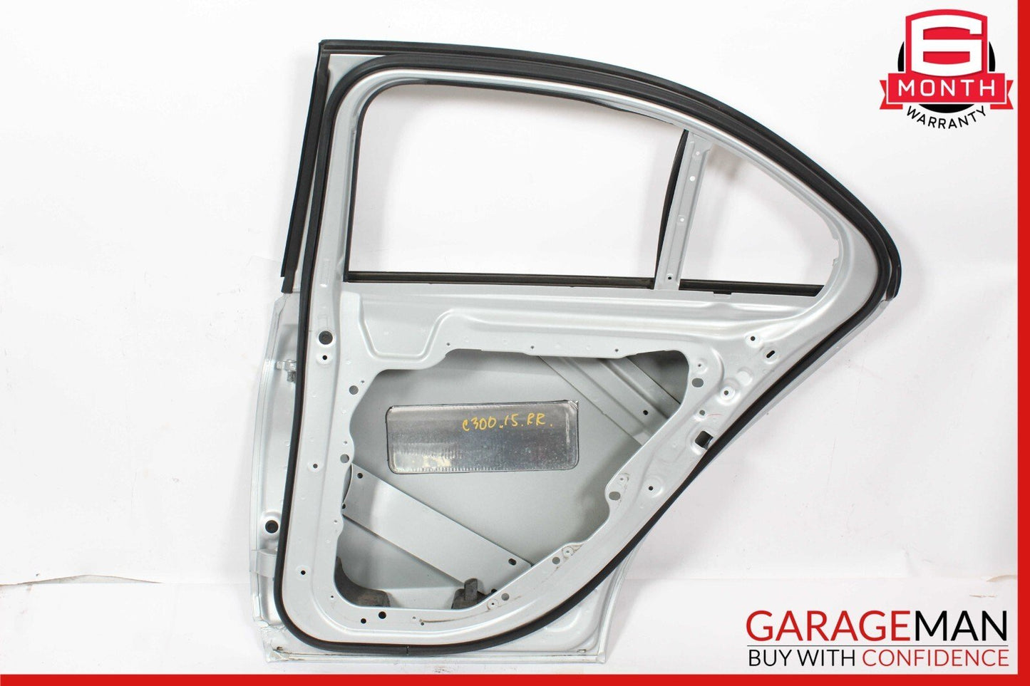 15-20 Mercedes W205 C300 Sedan Rear Right Side Exterior Door Shell Silver OEM