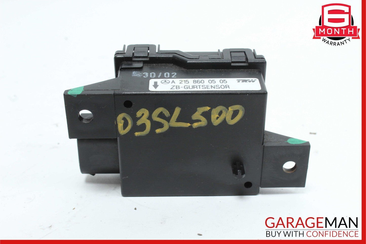 Mercedes R230 SL500 CL550 CL500 Seat Belt Seatbelt Tension Sensor Module OEM