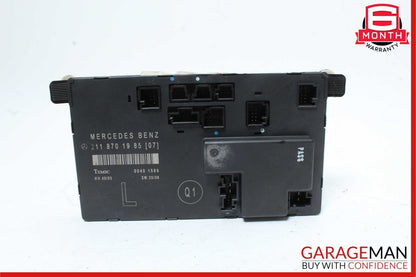 03-09 Mercedes W211 E550 E350 Front Left Driver Side Door Control Module OEM
