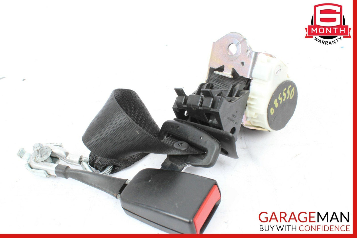 07-13 Mercedes W221 S550 Rear Center Seat Belt Retractor Buckle Assembly OEM