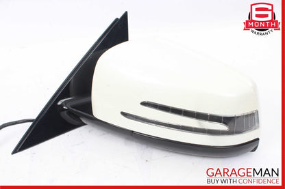 10-13 Mercedes W221 S63 AMG Front Left Driver Side Mirror Door Rear View White
