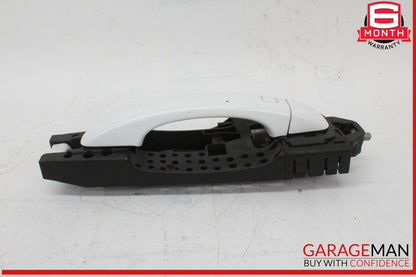 09-16 Audi A4 A5 Right Passenger Side Exterior Door Handle White 8T0837886A OEM
