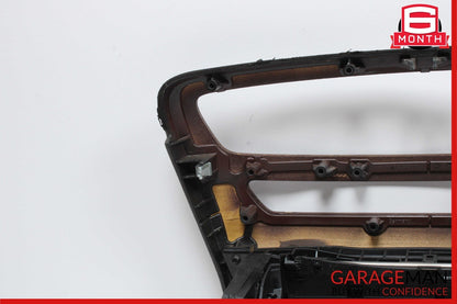 07-13 Mercedes W216 CL550 Center Console Comand Head Unit Bezel Trim Assy Wood