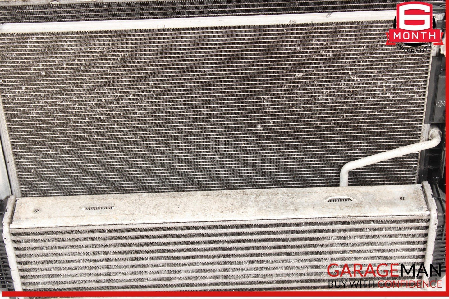 14-16 Mercedes W212 E250 Engine Motor Cooling Radiator A/C AC Condenser Assembly