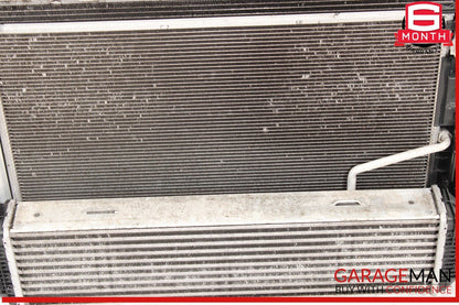 14-16 Mercedes W212 E250 Engine Motor Cooling Radiator A/C AC Condenser Assembly