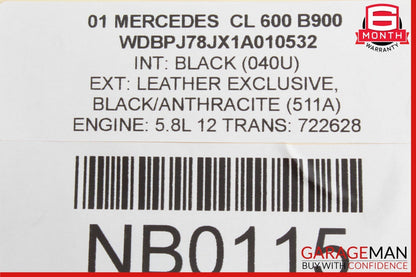 00-06 Mercedes W215 CL600 Rear Side Suspension Lower Control Arm OEM