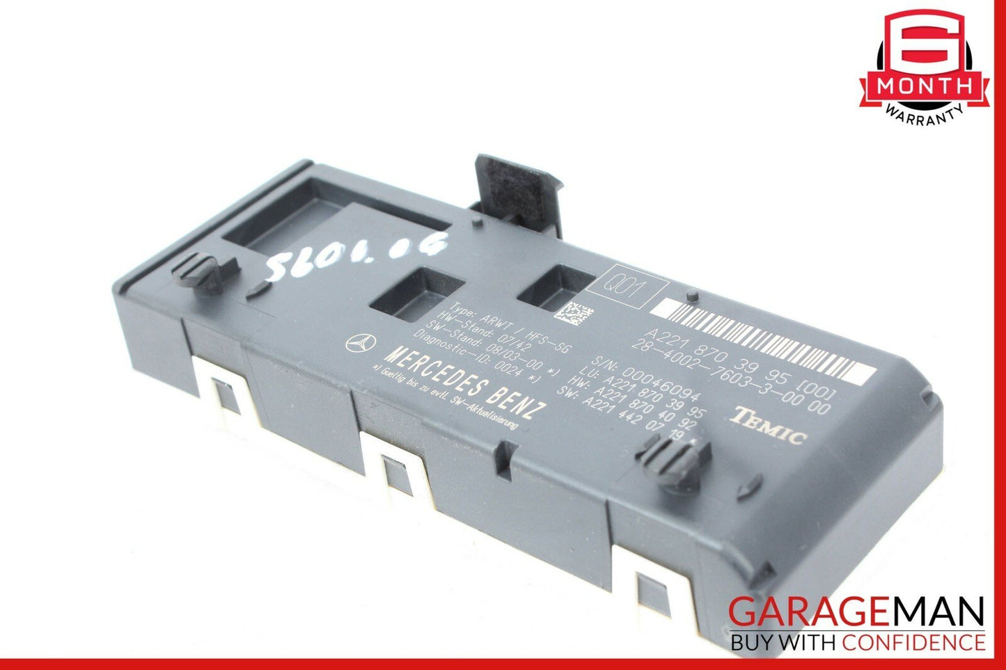 07-14 Mercedes W216 CL550 S550 Trunk Release Remote Open Close Module Unit OEM