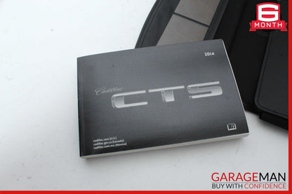 2014 Cadillac CTS Leather Case for Owner Manual Operator User Repair Guide OEM