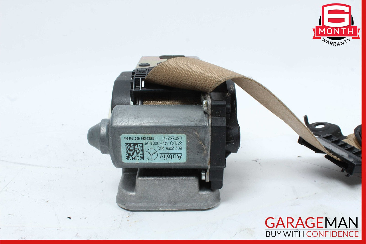07-09 Mercedes W211 E350 Front Right Seatbelt Seat Belt Retractor OEM