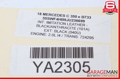 14-19 Mercedes W205 C350e CLA45 AMG Auxilary Water Coolant Pump 0005002300 OEM